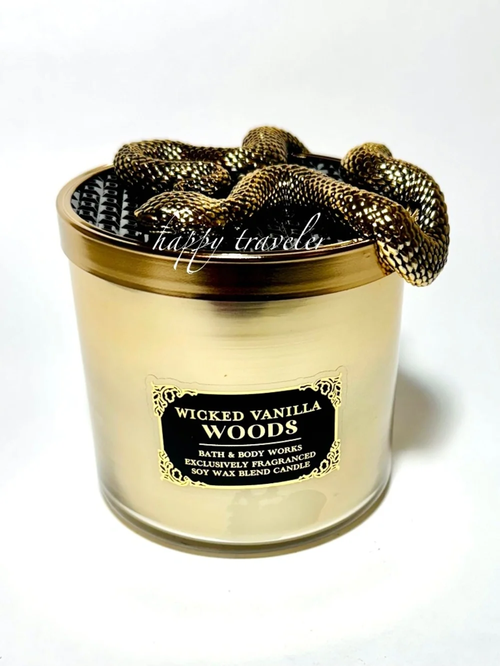 WICKED VANILLA WOODS 3 Wick Candle